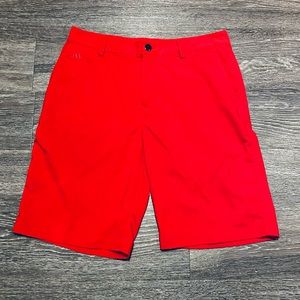 Adidas Climalite Red Golf Shorts Men Sz 32”